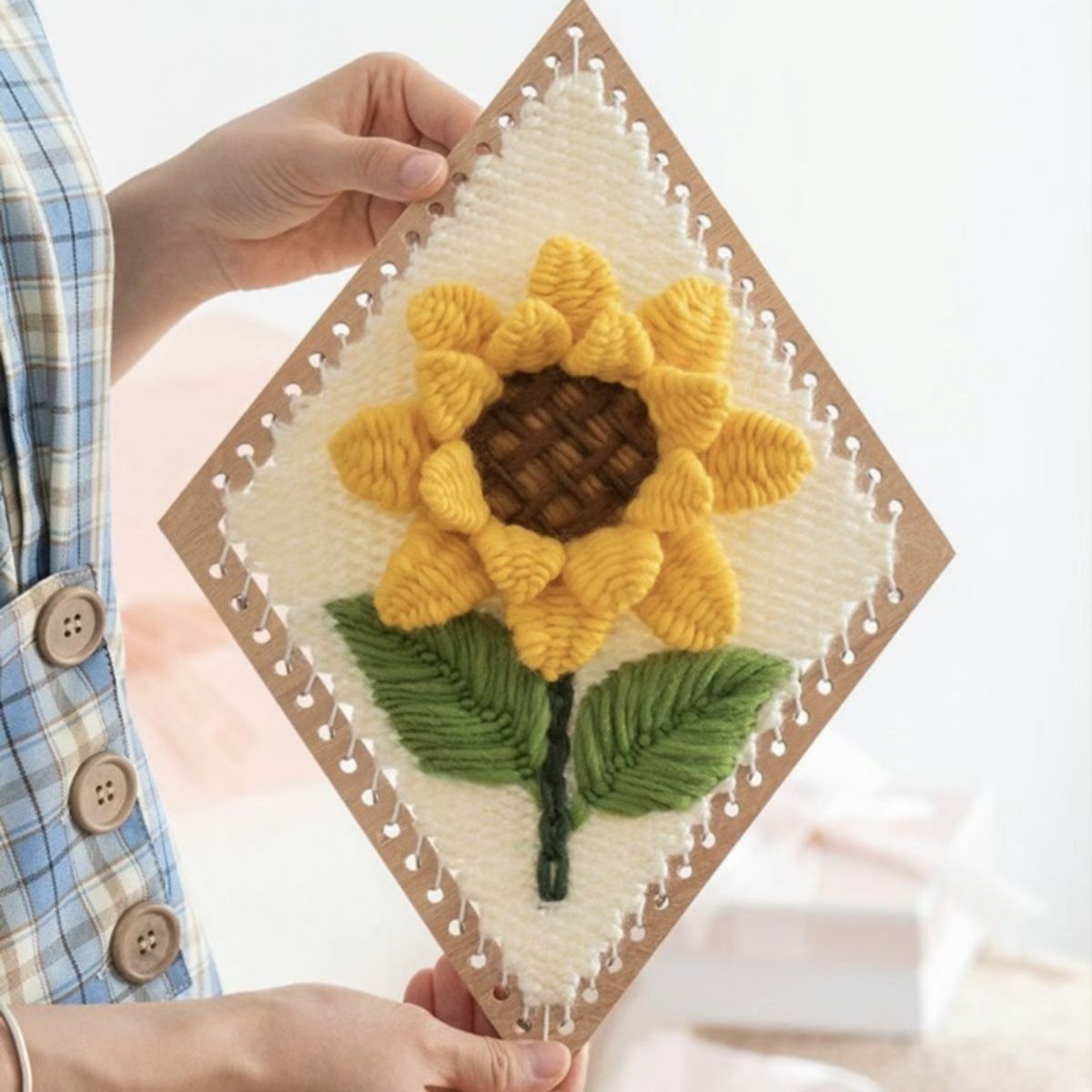 Sunflower DIY Embroidery kits Lovely Flower for teacher friends gift