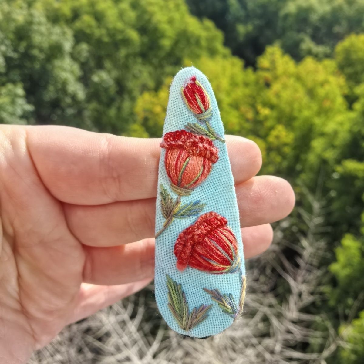 Embroidery Hair clip (finished products)