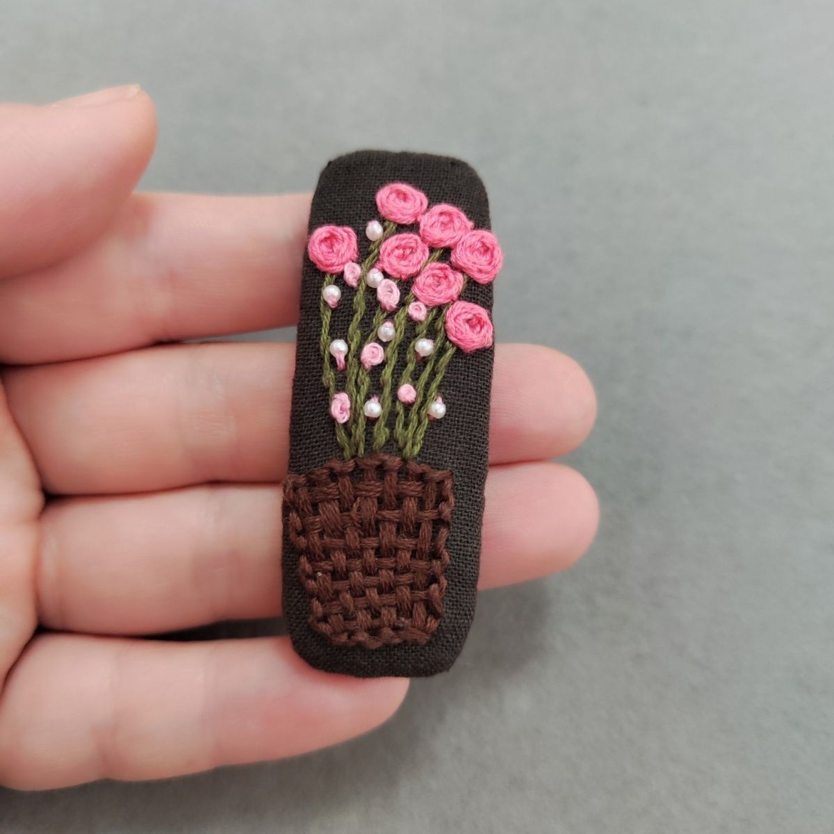 Embroidery Hair clip (finished products)