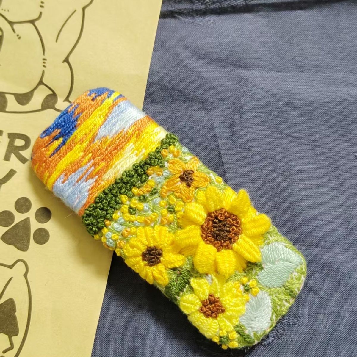 Embroidery Hair clip (finished products)