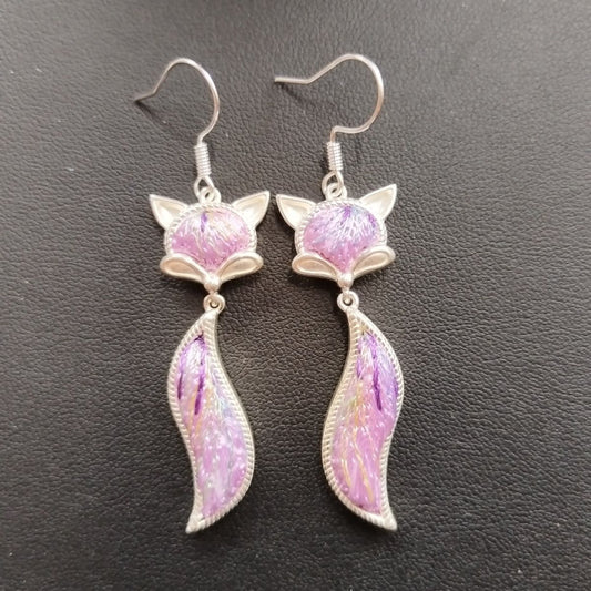 Embroidery earring