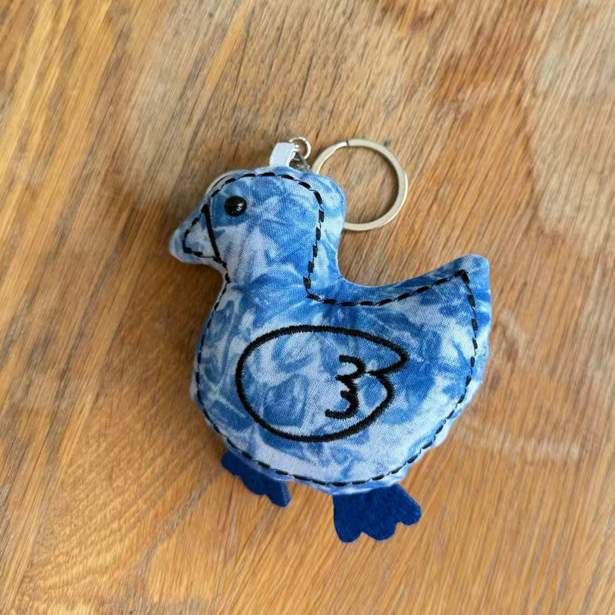 Handmade tie-dye cloth doll