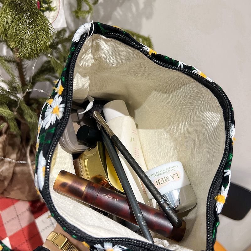 Embroidery make up bag