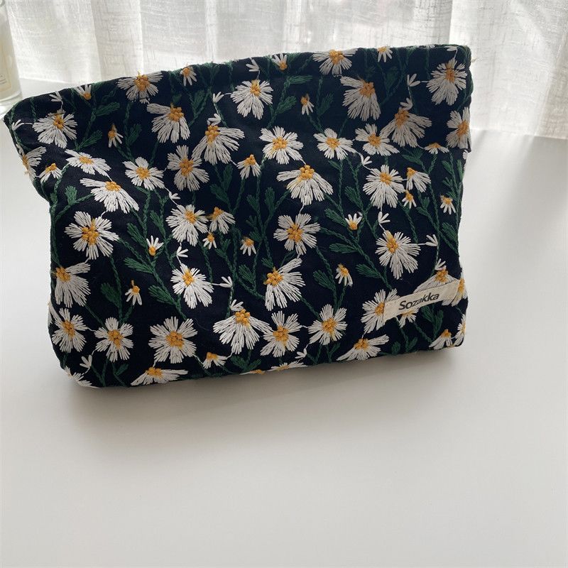 Embroidery make up bag
