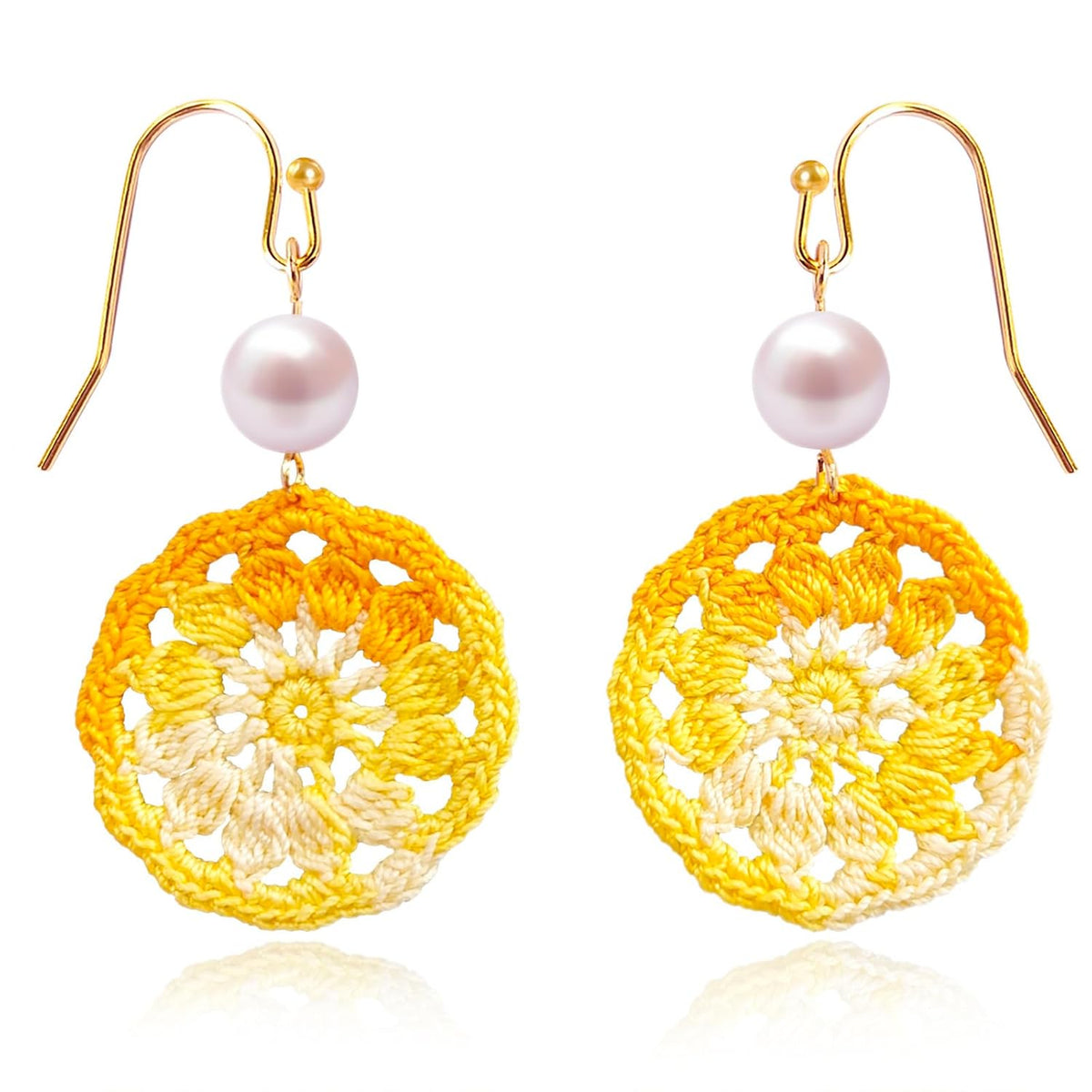 Handmade Micro crochet earring