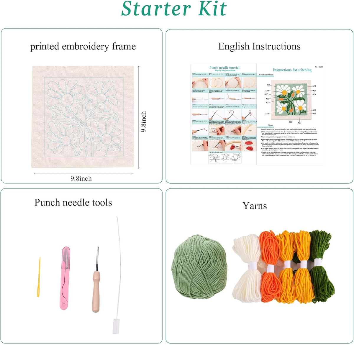 Chibi Maruko-chan punch needle material kits