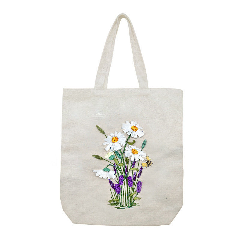 Embroidery canvas bag