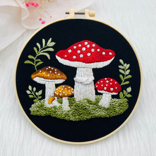Mushroom embroidery pattern-pdf version