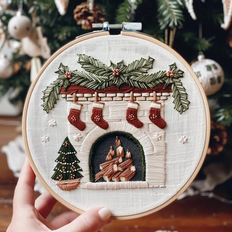 Christmas embroidery material kits