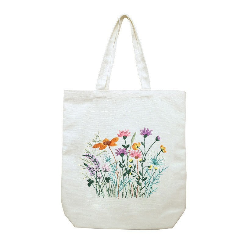 Embroidery canvas bag