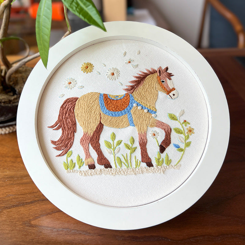 Horse Embroidery pattern-digital verision