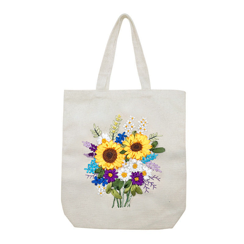 Embroidery canvas bag