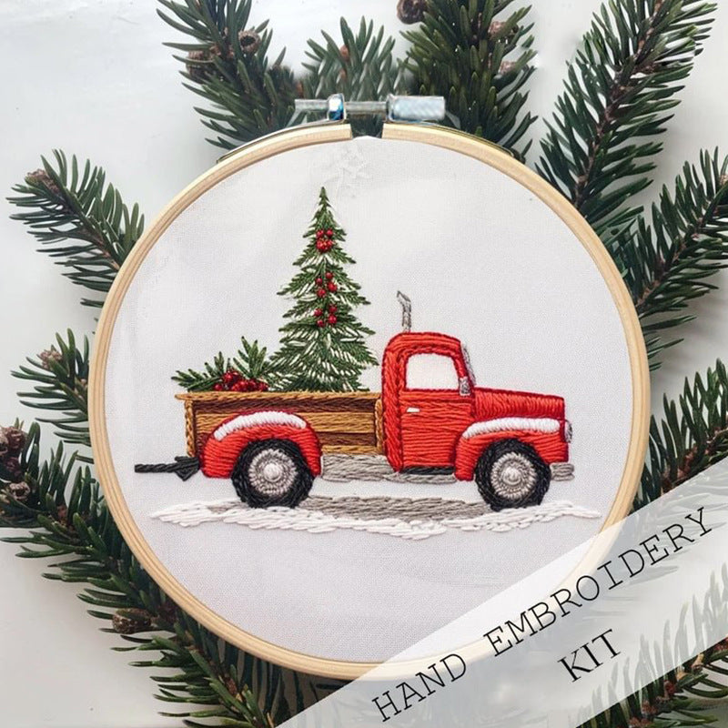 Christmas embroidery material kits