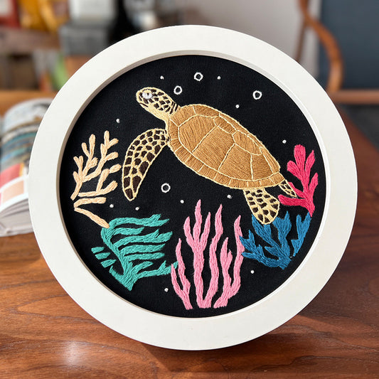 Turtle embroidery pattern-digital pdf version