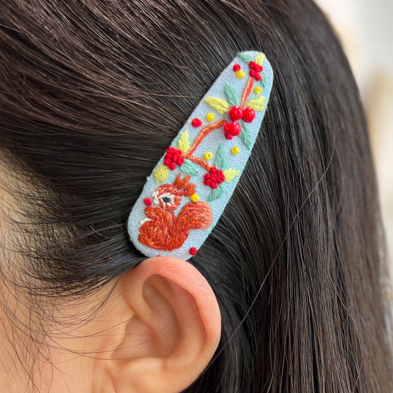 Hair clip Embroidery kits